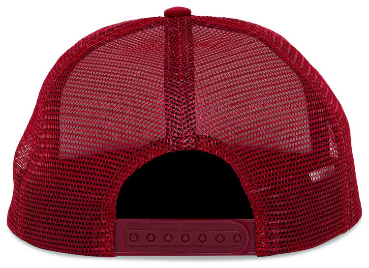 Supreme Underline Mesh Back 5 Panel Cardinal