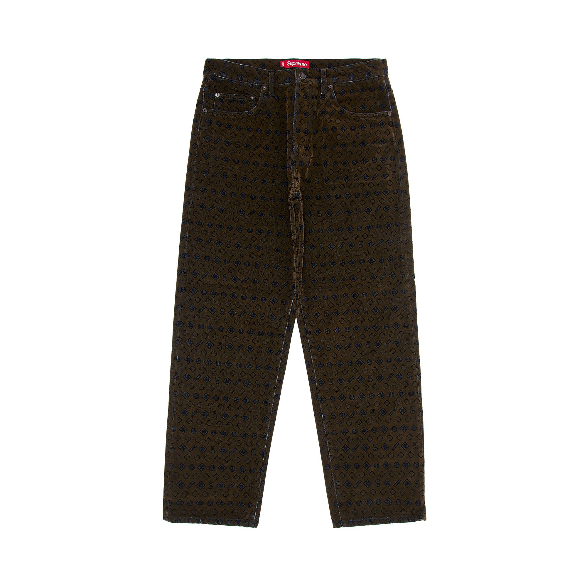限定セール -SALE Buy Supreme BLACK FW24P70 - 'Black' Jean Fit Loose Flocked パンツ