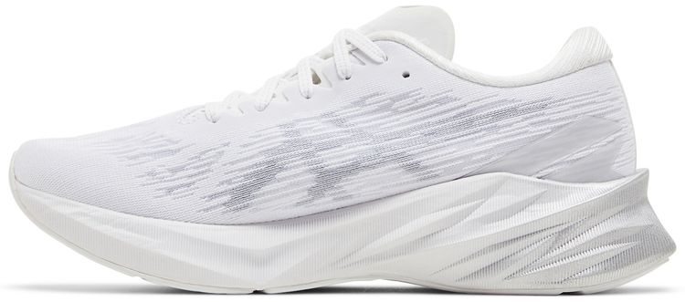 Asics Wmns Novablast 3 White Piedmont Grey