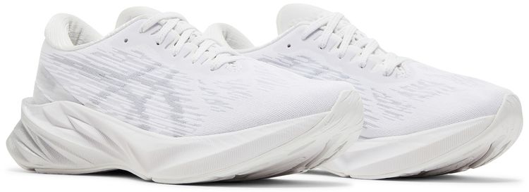 Asics Wmns Novablast 3 White Piedmont Grey