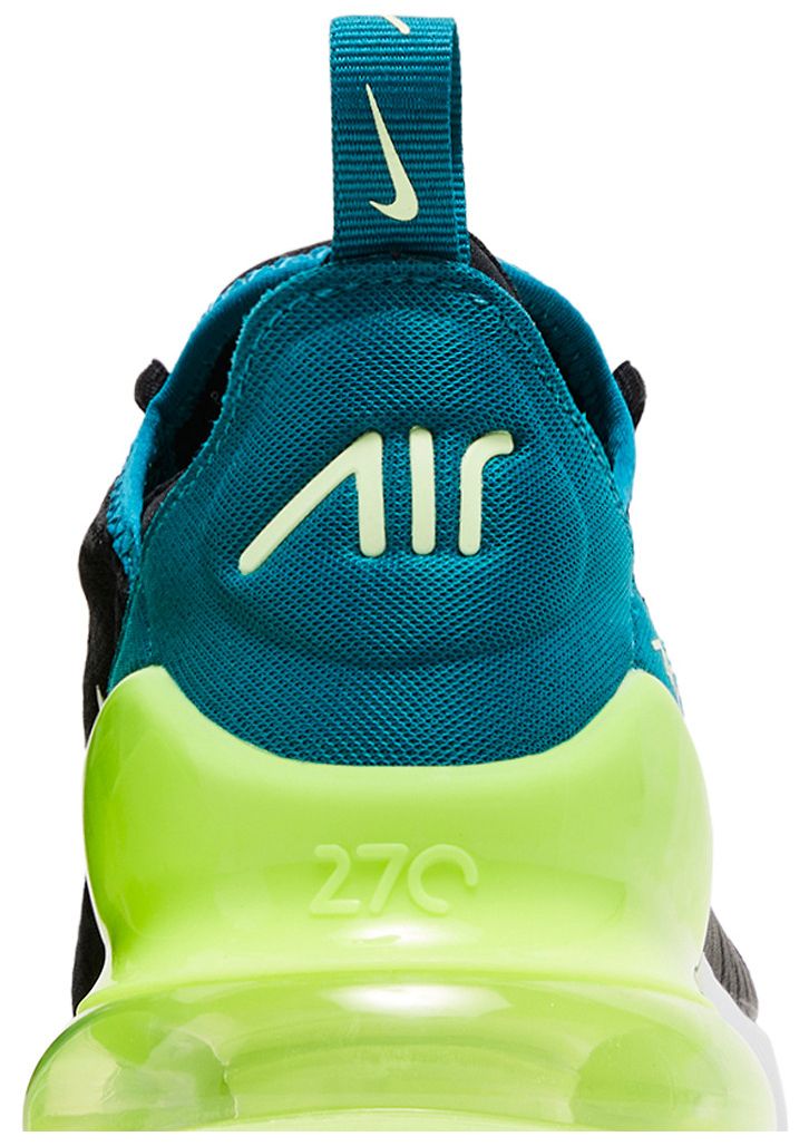 Nike Air Max 270 GS Black Bright Spruce Volt