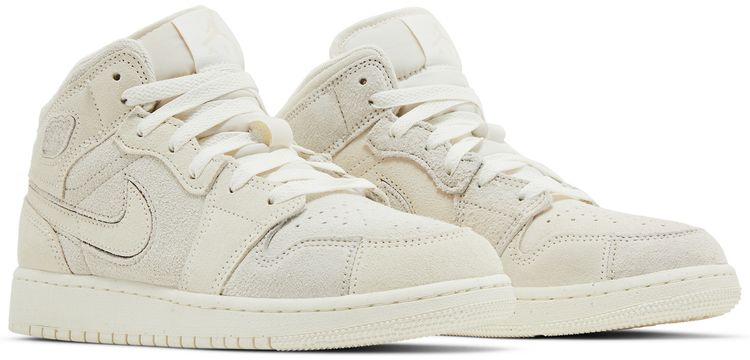 Air Jordan 1 Mid SE Craft GS Pale Ivory