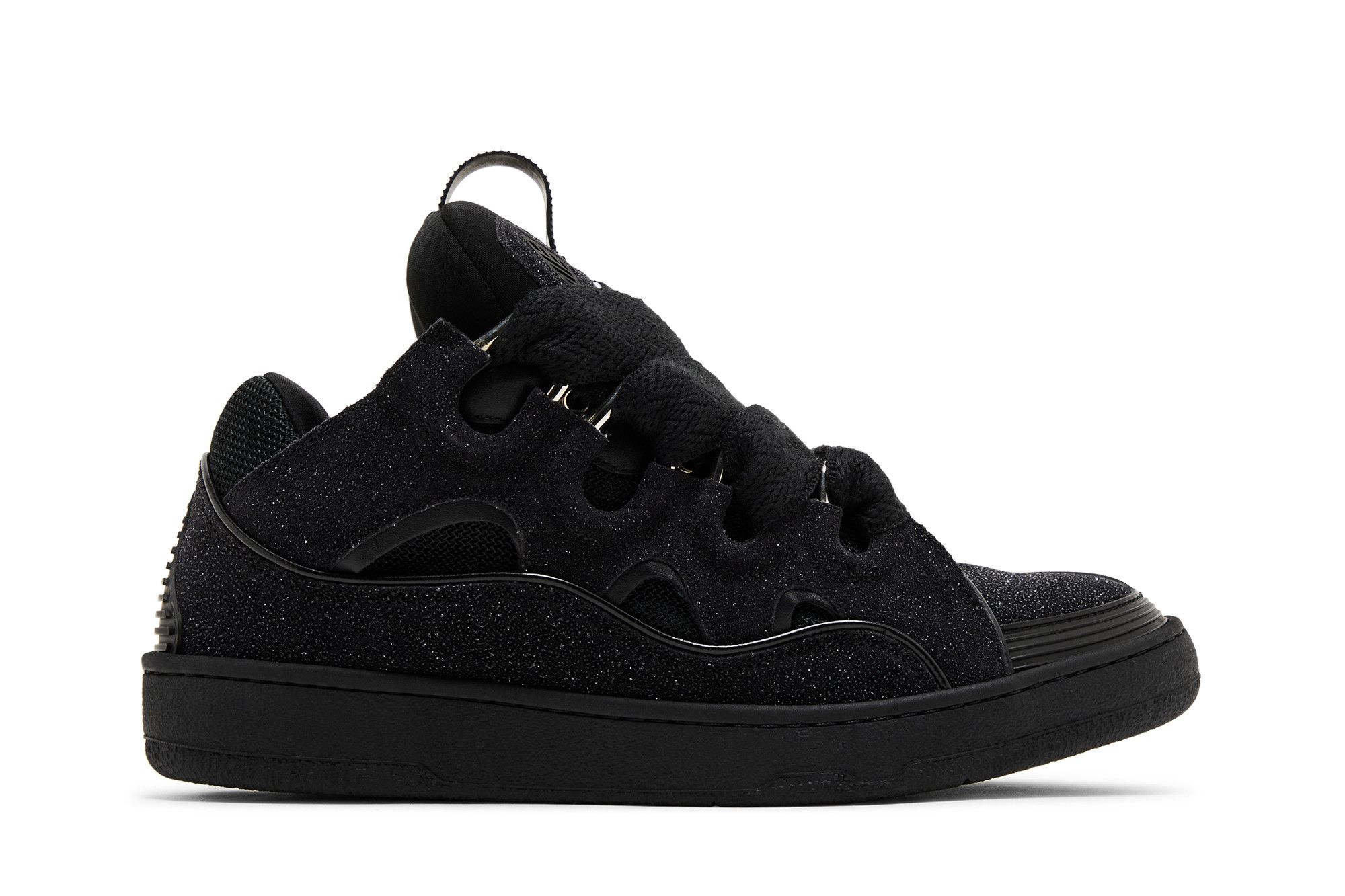 Buy Lanvin Curb Sneakers Black Glitter FM SKRK11 GLLI E2410 GOAT AU