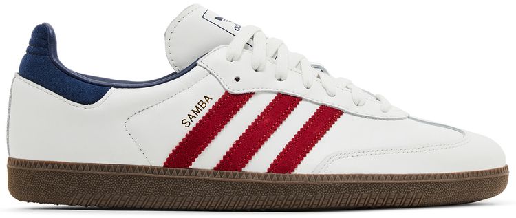 Adidas Samba OG White Victory Red Indigo