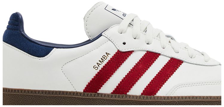 Adidas Samba OG White Victory Red Indigo