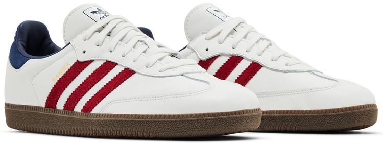 Adidas Samba OG White Victory Red Indigo
