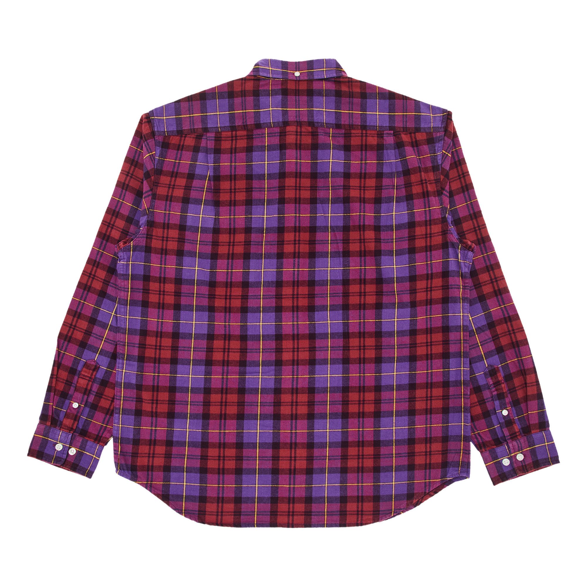 Buy Supreme Plaid Flannel Shirt 'Purple' - FW24S5 PURPLE | GOAT