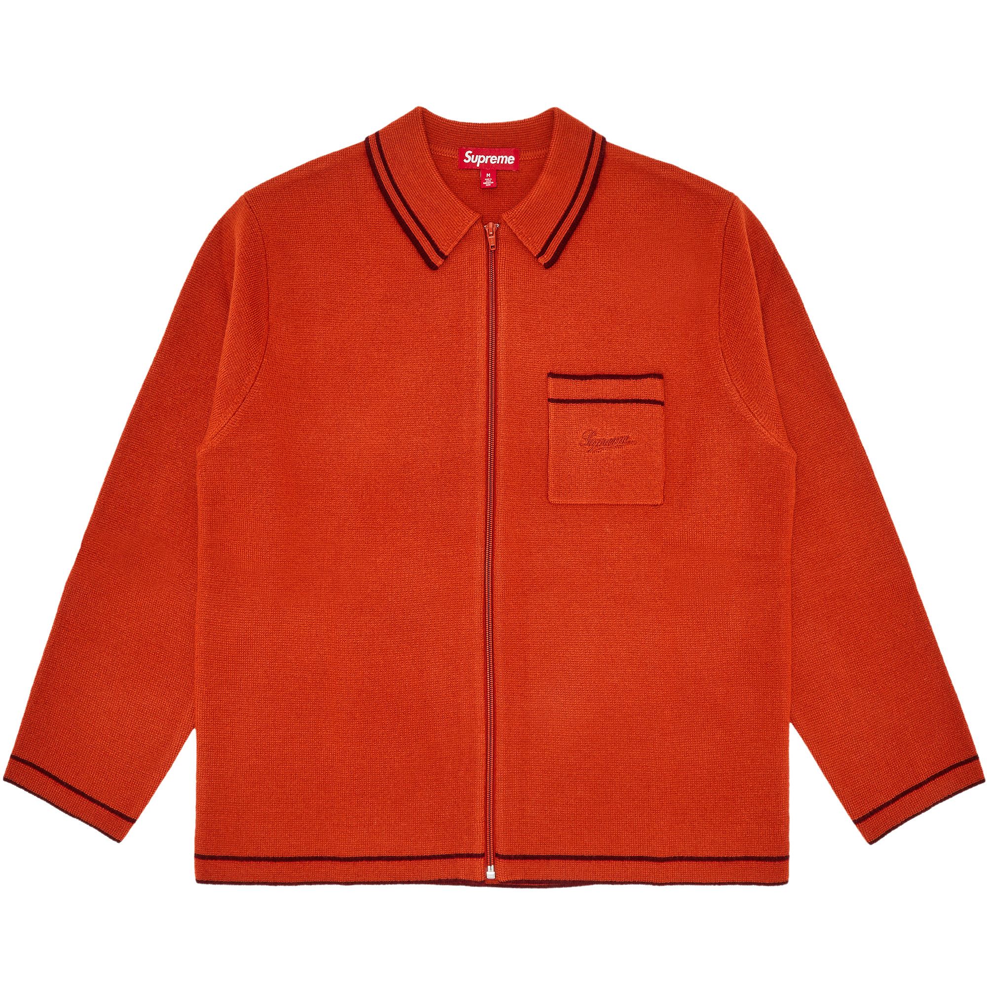 トップス supreme Stars Zip Up Sweater Polo Supreme Stars Zip Up Sweater Polo Black Men's - SS20 - US