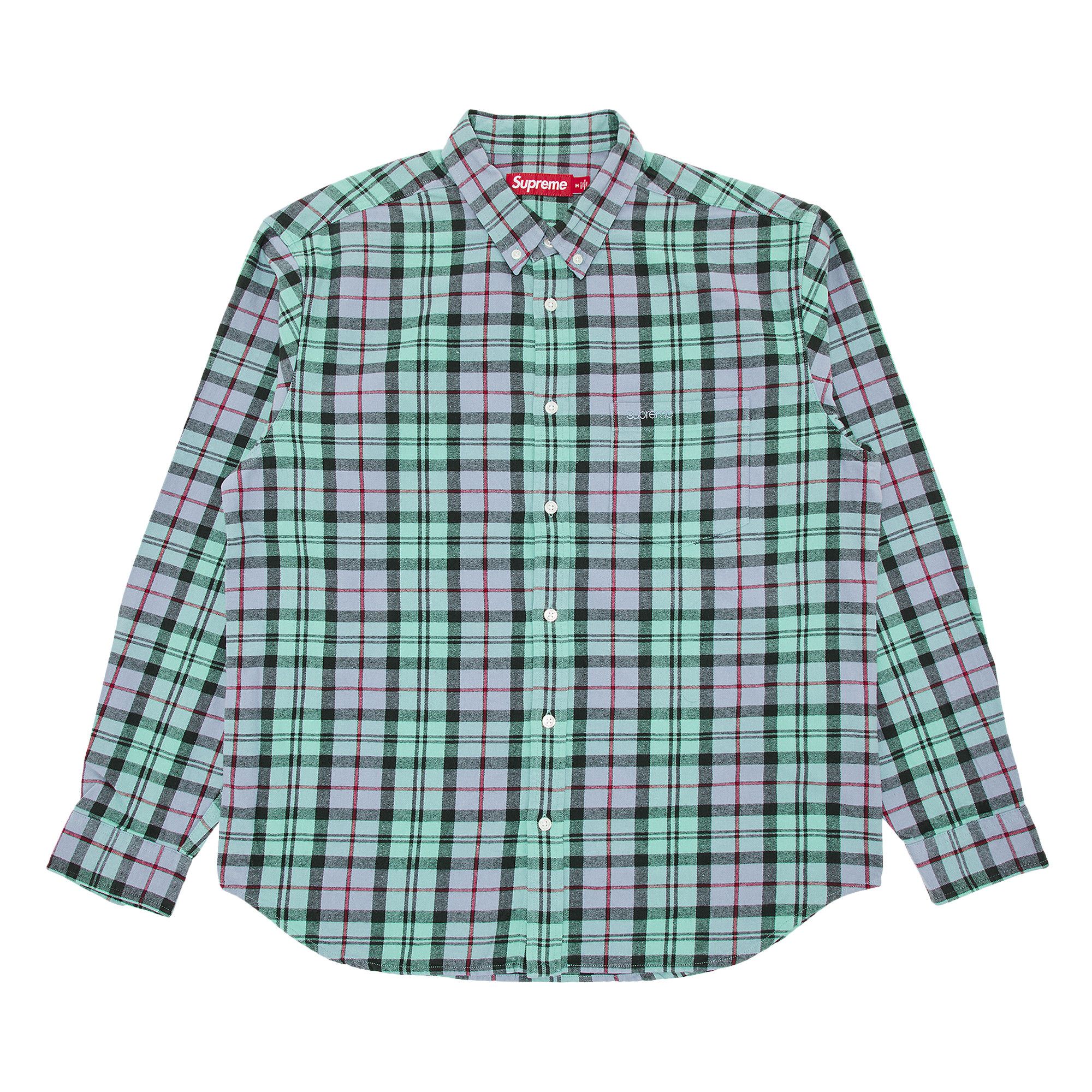 Buy Supreme Plaid Flannel Shirt 'Blue' - FW24S5 BLUE | GOAT SA