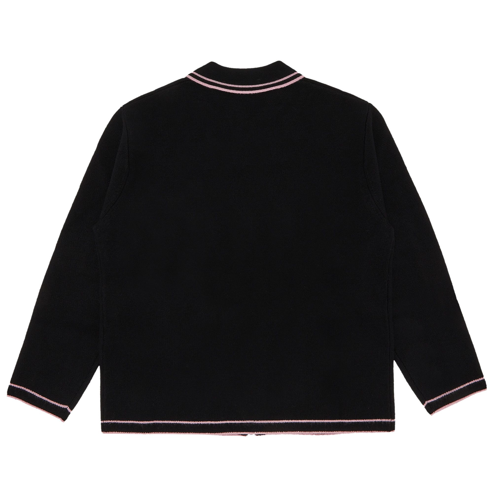Buy Supreme Zip Up Polo Sweater 'Black' - FW24SK48 BLACK | GOAT