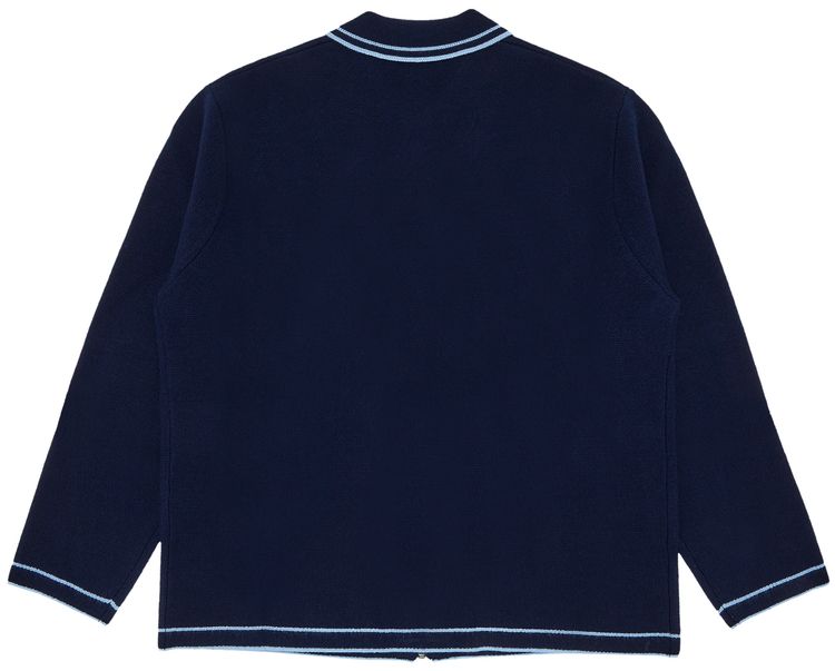 Buy Supreme Zip Up Polo Sweater  