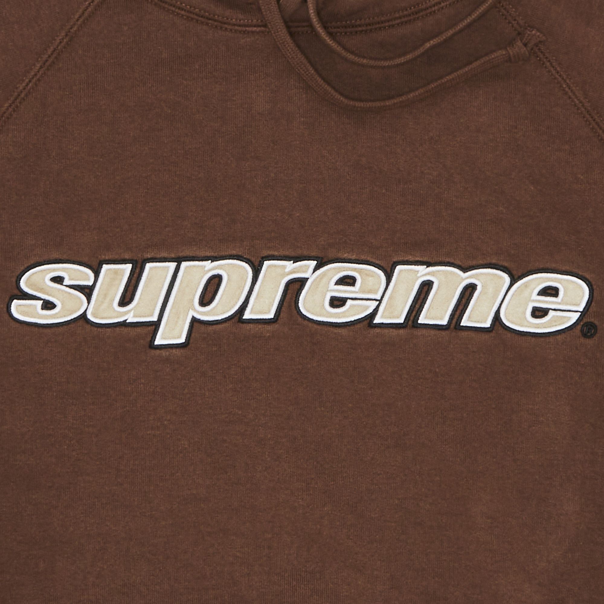 Size l Supreme Division Hooded Sweatshirt 'Brown'