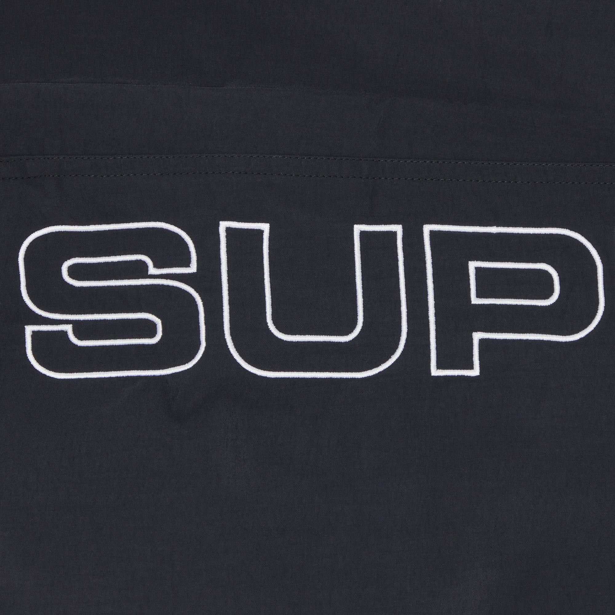 Buy Supreme Spellout Embroidered Track Pant 'Black