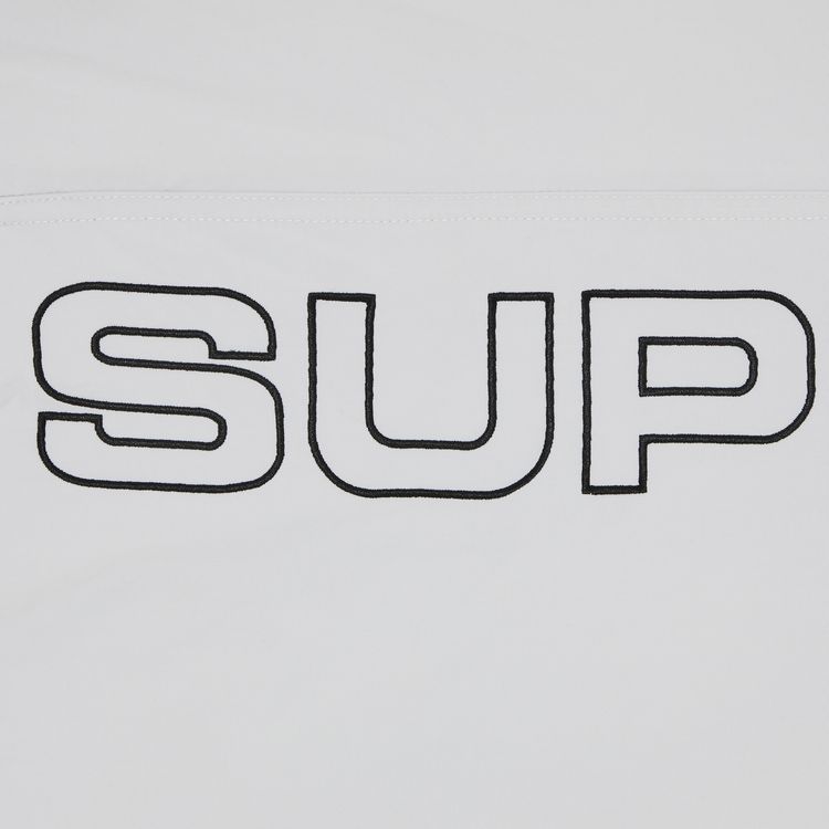 Supreme Spellout Embroidered Track Pant Grey