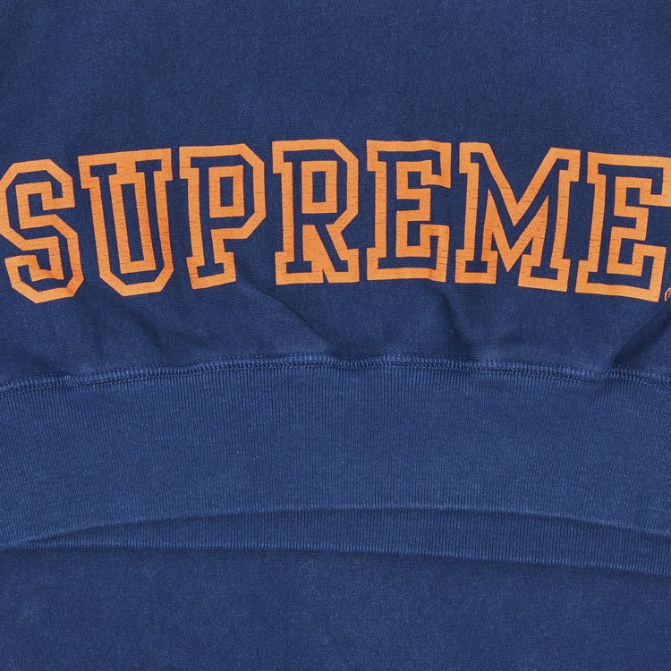 Supreme Collegiate Sleeve Hooded Sweatshirt Dark Royal