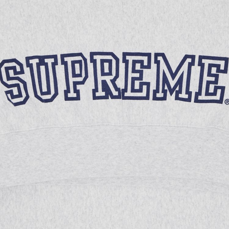 Supreme Collegiate Sleeve Hooded Sweatshirt Ash Grey
