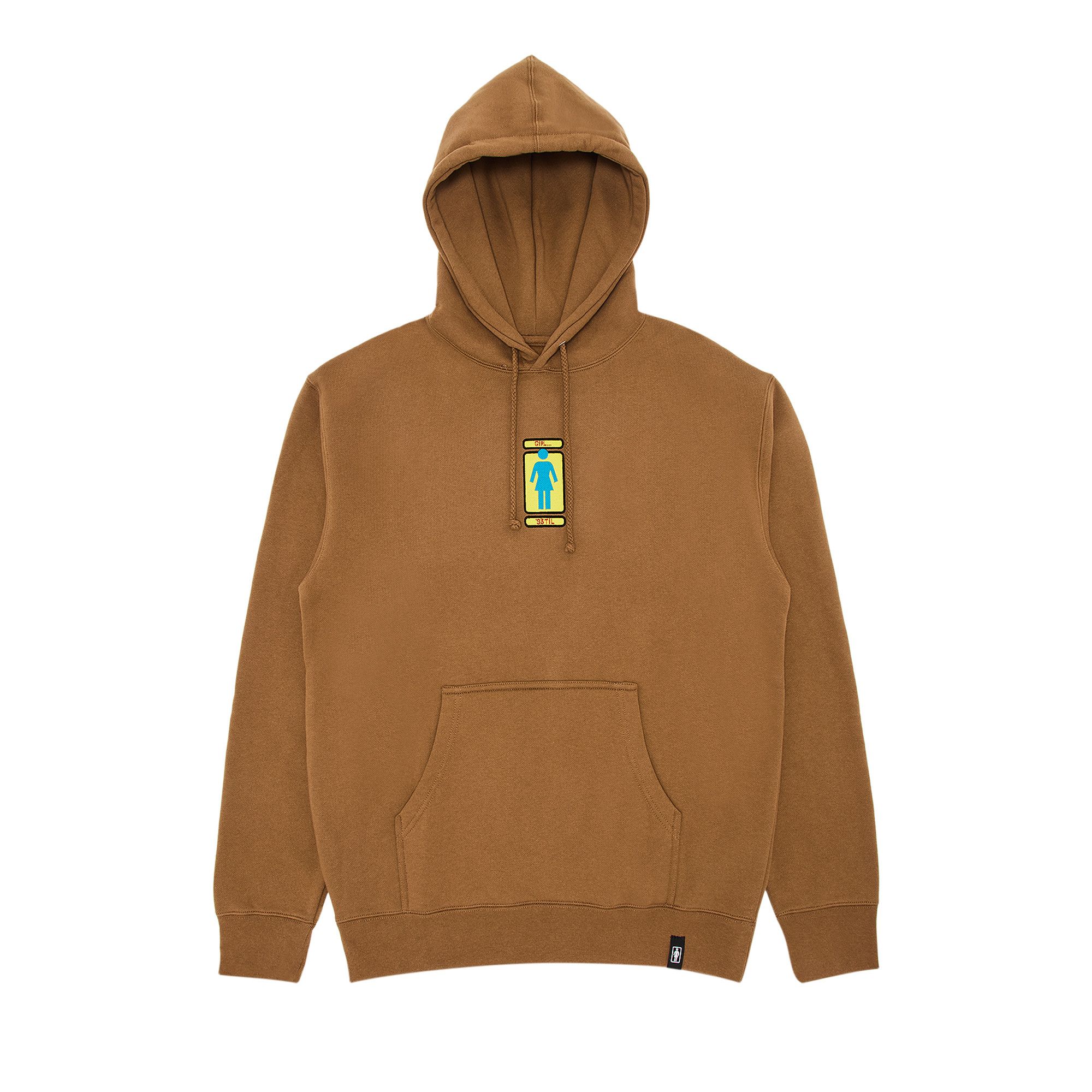 Buy Girl Skateboards Hand Shakers Hoodie Brown GSW124103 GOAT CA