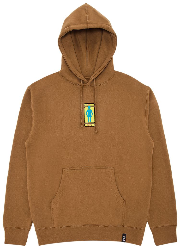 Girl Skateboards Hand Shakers Hoodie Brown