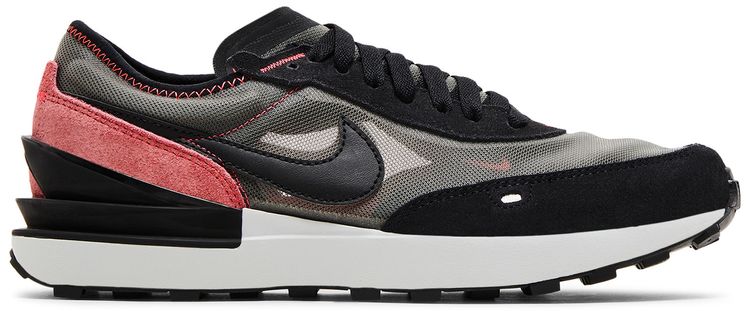 Nike Waffle One GS Flat Pewter Siren Red