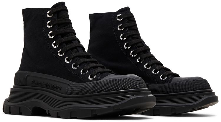 Alexander McQueen Wmns Tread Slick Boot Black