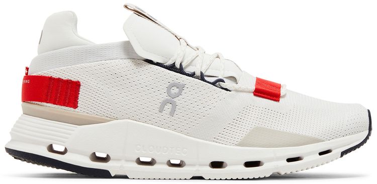 ON Cloudnova White Red