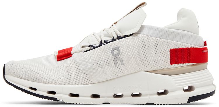 ON Cloudnova White Red