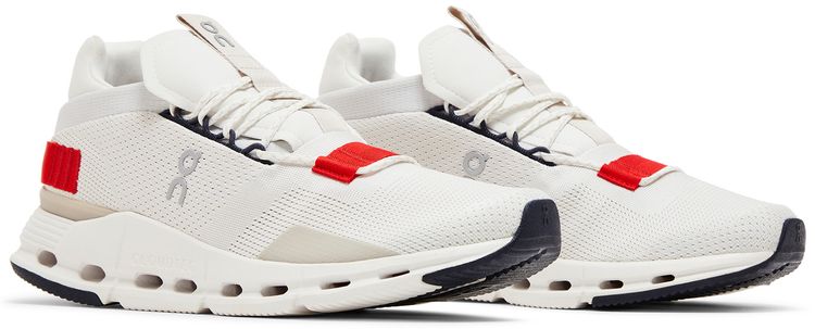 ON Cloudnova White Red