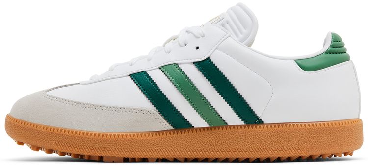Malbon Golf x adidas Samba Spikeless Golf White Preloved Green