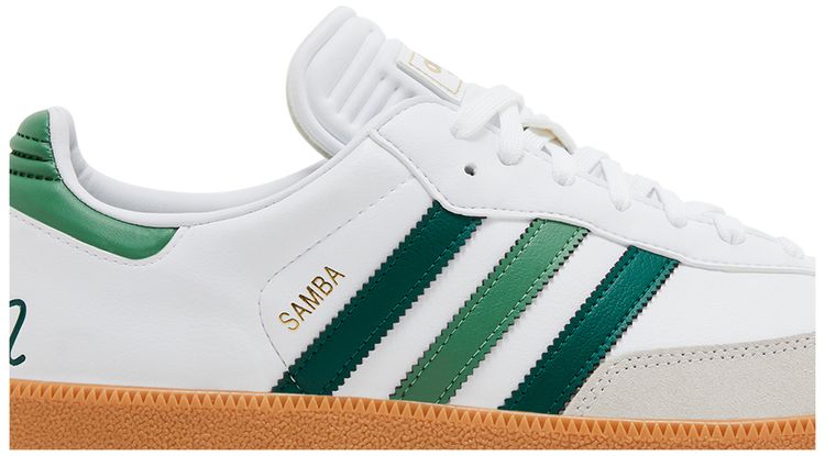 Malbon Golf x adidas Samba Spikeless Golf White Preloved Green