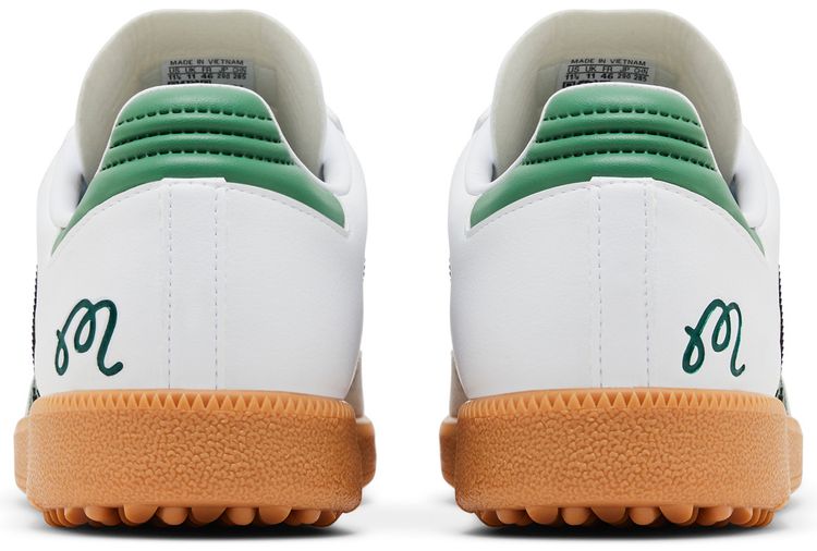 Malbon Golf x adidas Samba Spikeless Golf White Preloved Green