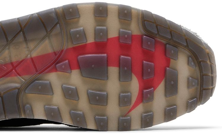 Nike Air Max 1 Premium Dark Smoke Grey Flash Crimson