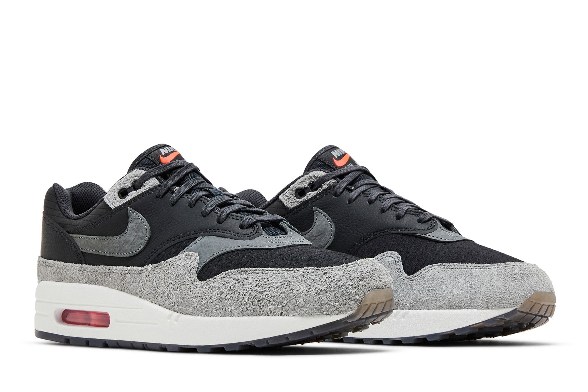 Buy Air Max 1 Premium Dark Smoke Grey Flash Crimson HJ9292 070 GOAT