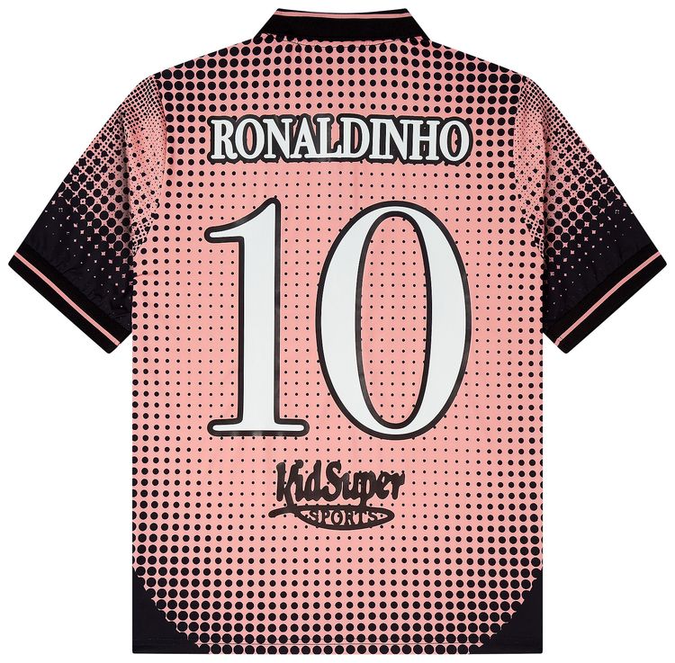 Buy KidSuper x Ronaldinho Soccer Jersey 'Black/Red' - AW24 JRSY 05 BLAC