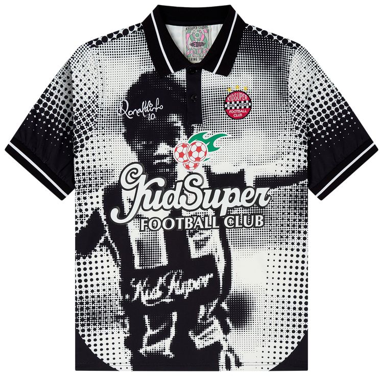 KidSuper x Ronaldinho Soccer Jersey Black
