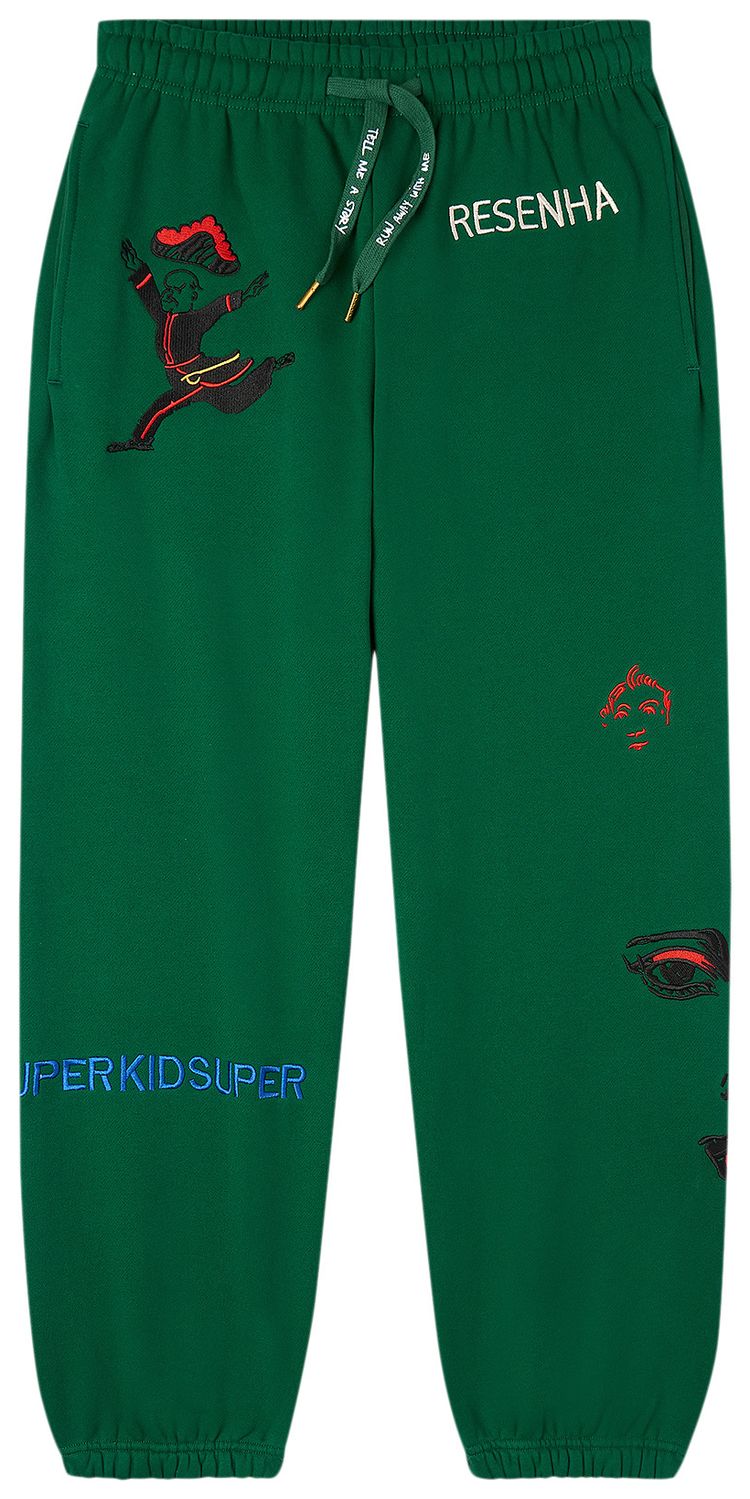 KidSuper Super Sweatpants Forest Green