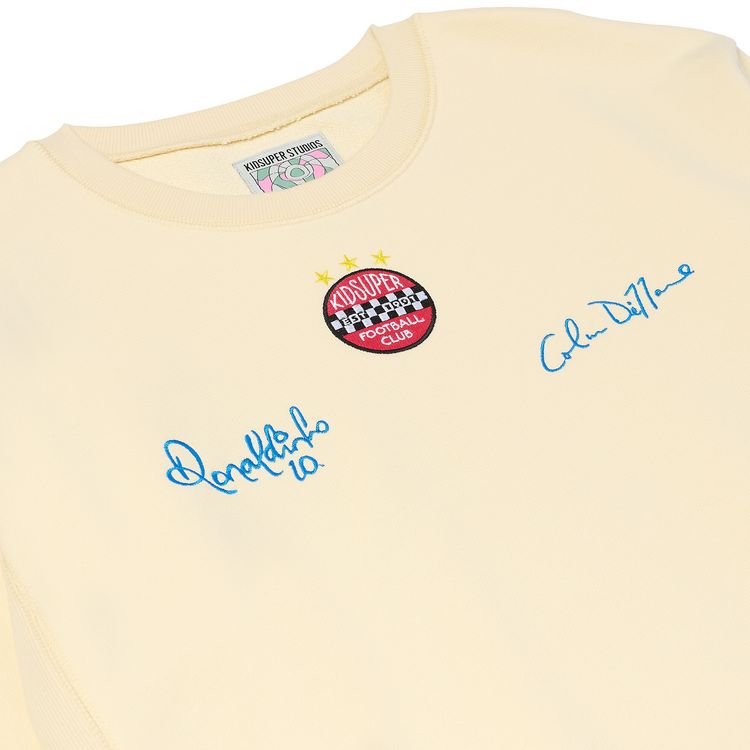 KidSuper x Ronaldinho Crewneck Sweatshirt Cream