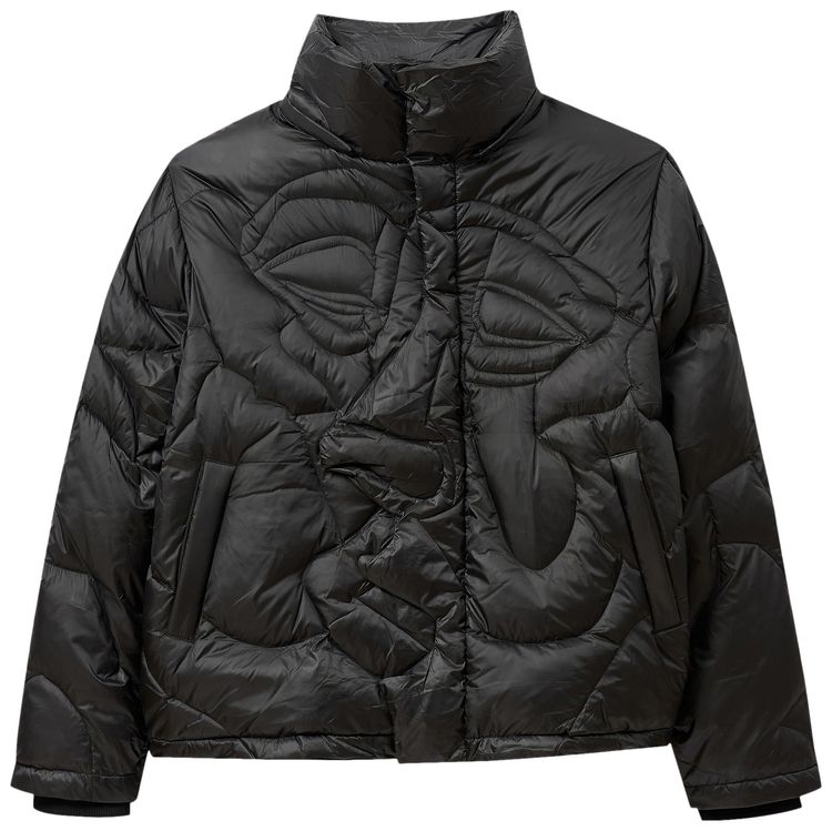 KidSuper Kissing Puffer Jacket Black