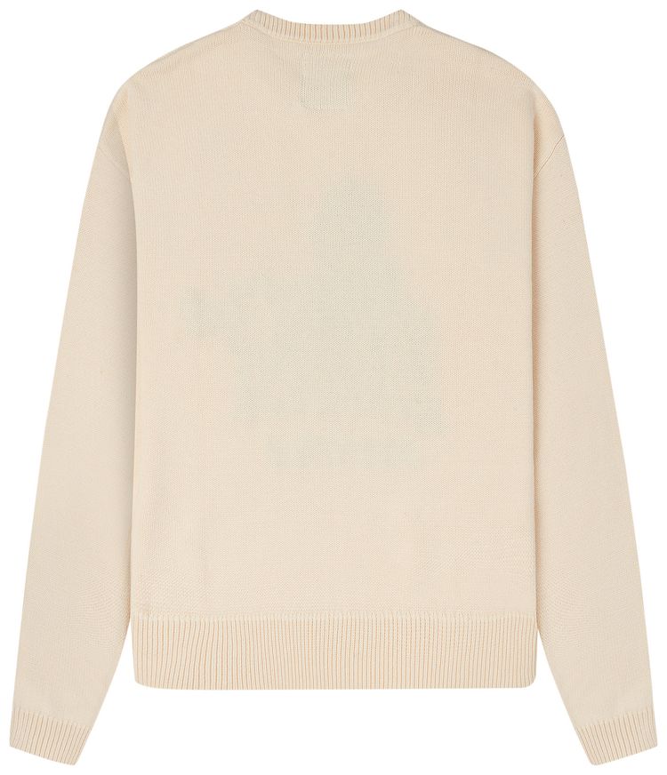 KidSuper Records Knit Sweater Cream