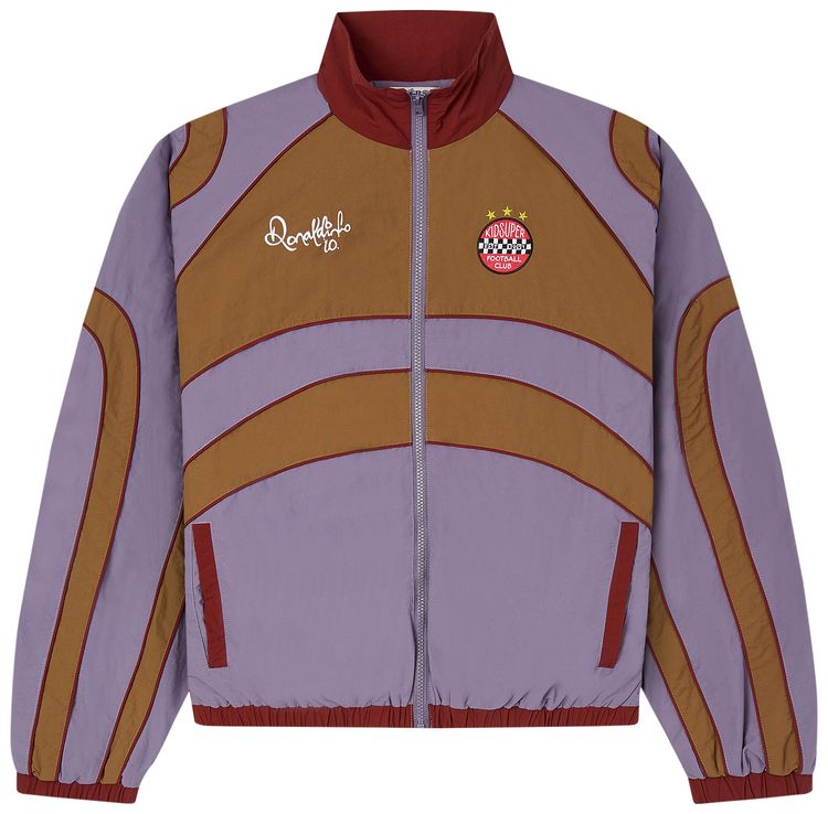 KidSuper x Ronaldinho Windbreaker BlueRedBrown