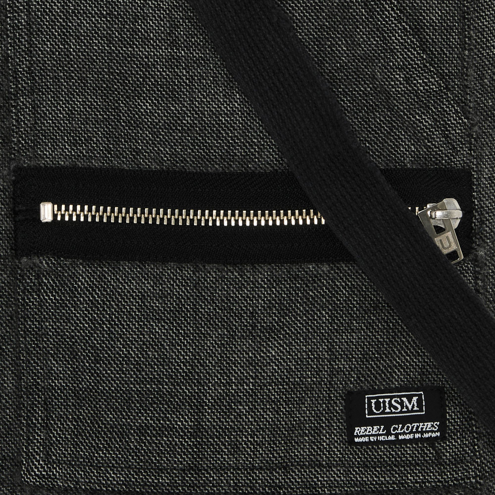 Buy Undercover Multi Zipper Houndstooth Trousers 'Black