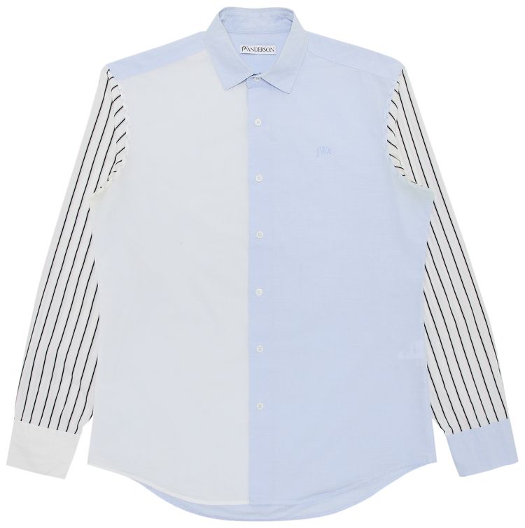 JW Anderson Striped Long Sleeve Shirt Blue