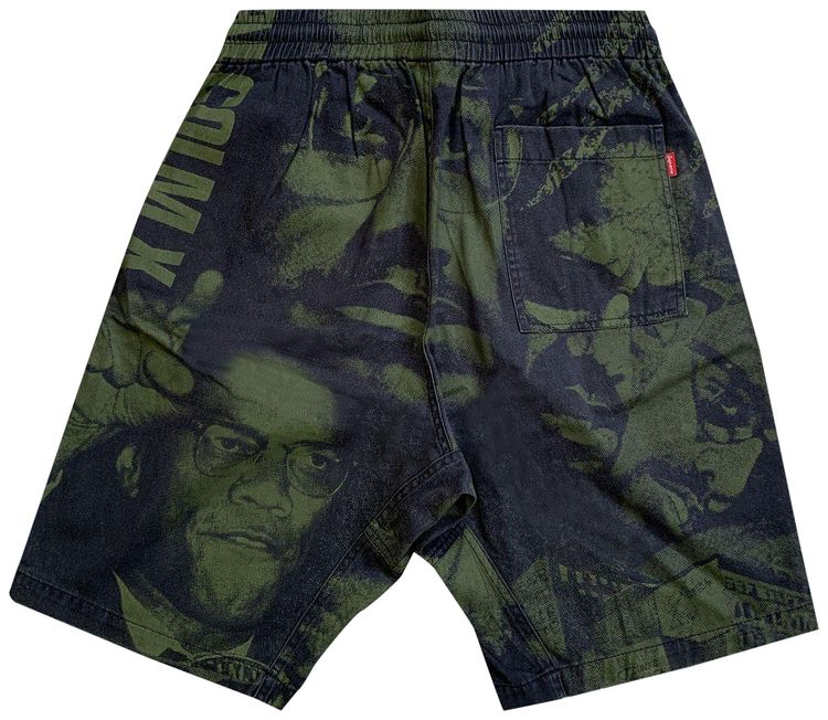 Supreme Malcolm X Shorts Olive