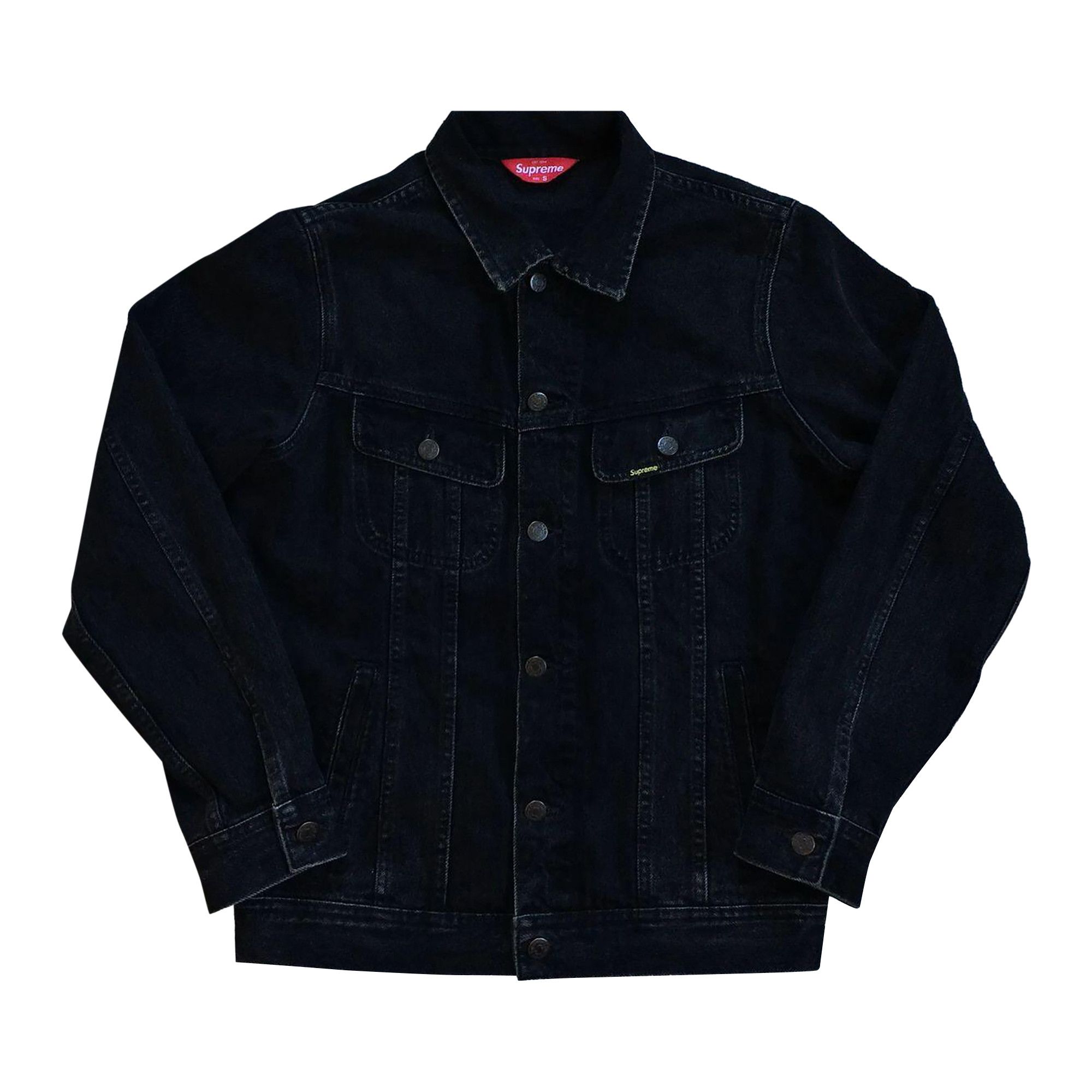 Buy Supreme x Playboy Denim Jacket Black SS140306 BLACK GOAT CA