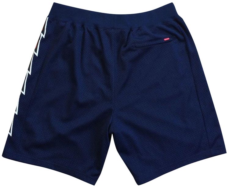 Supreme Bolt Shorts  Navy