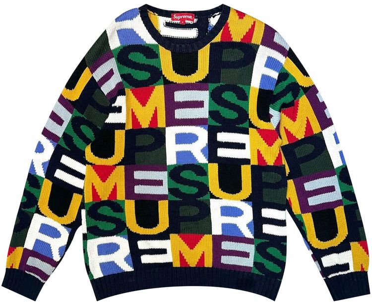 Buy Supreme Big Letters Sweater  