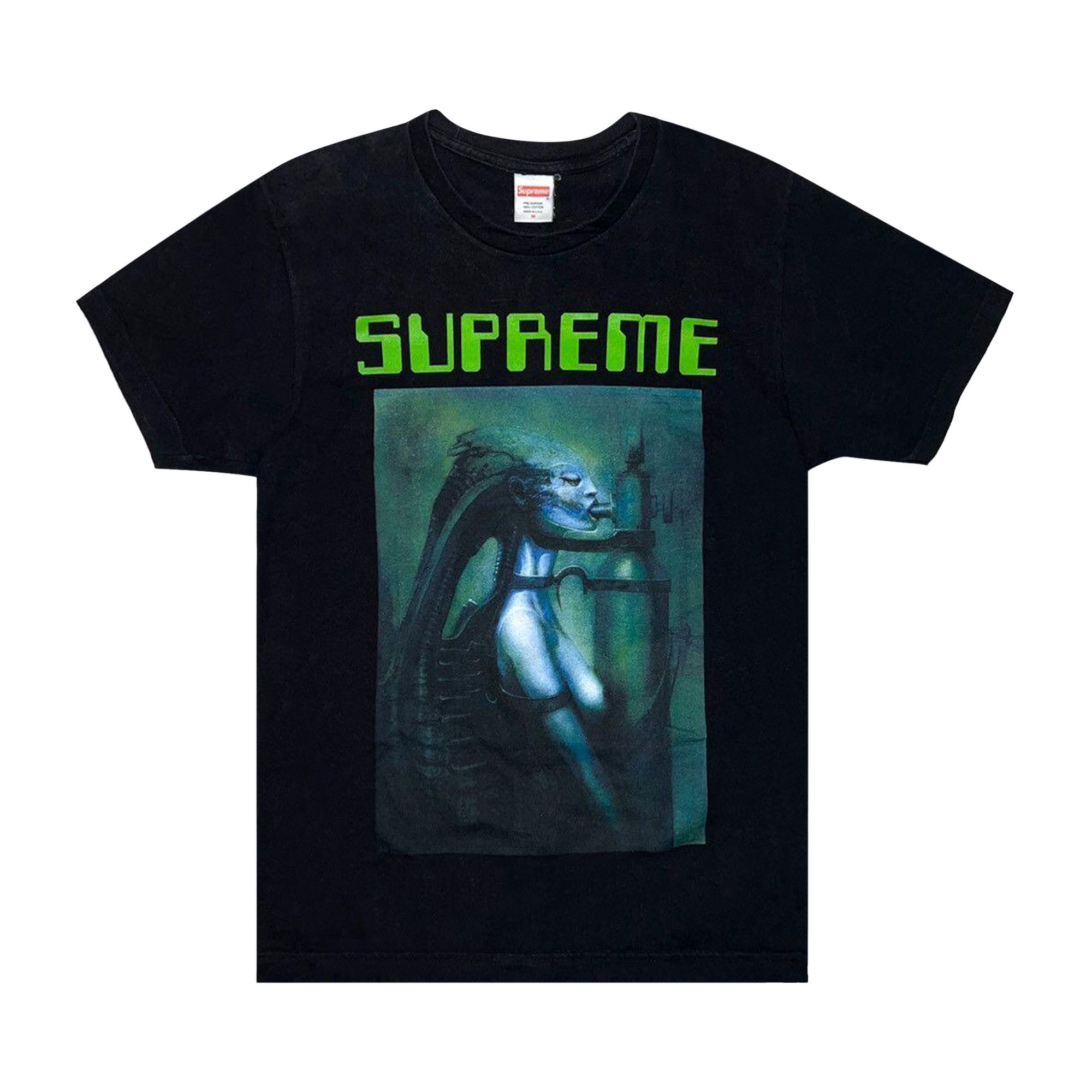 Buy Supreme x H.R. Giger Alien Tee 'Black' - SS2014T0101 BLACK | GOAT