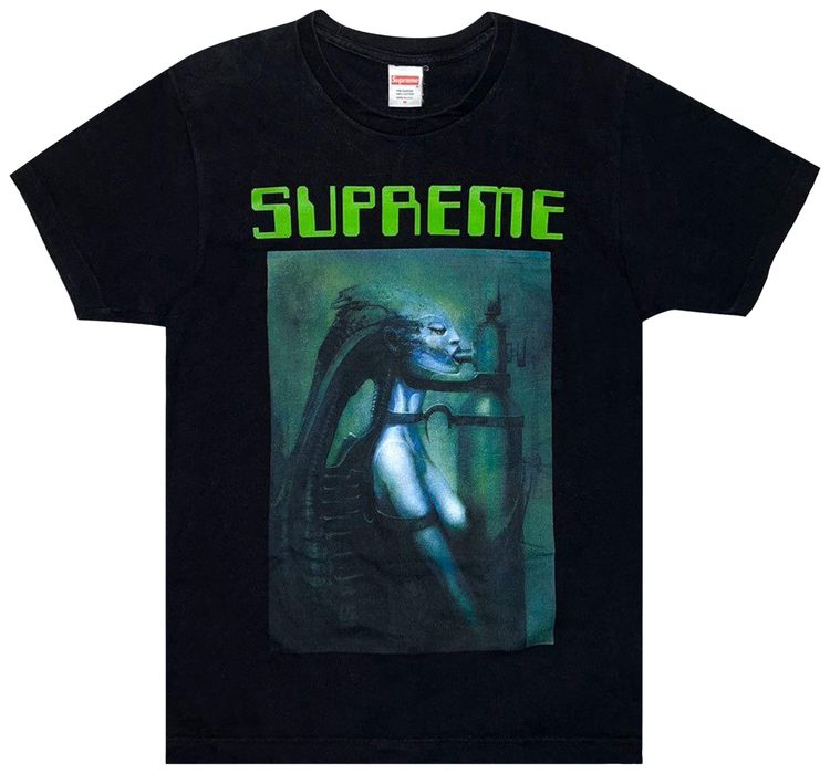 Supreme x HR Giger Alien Tee Black