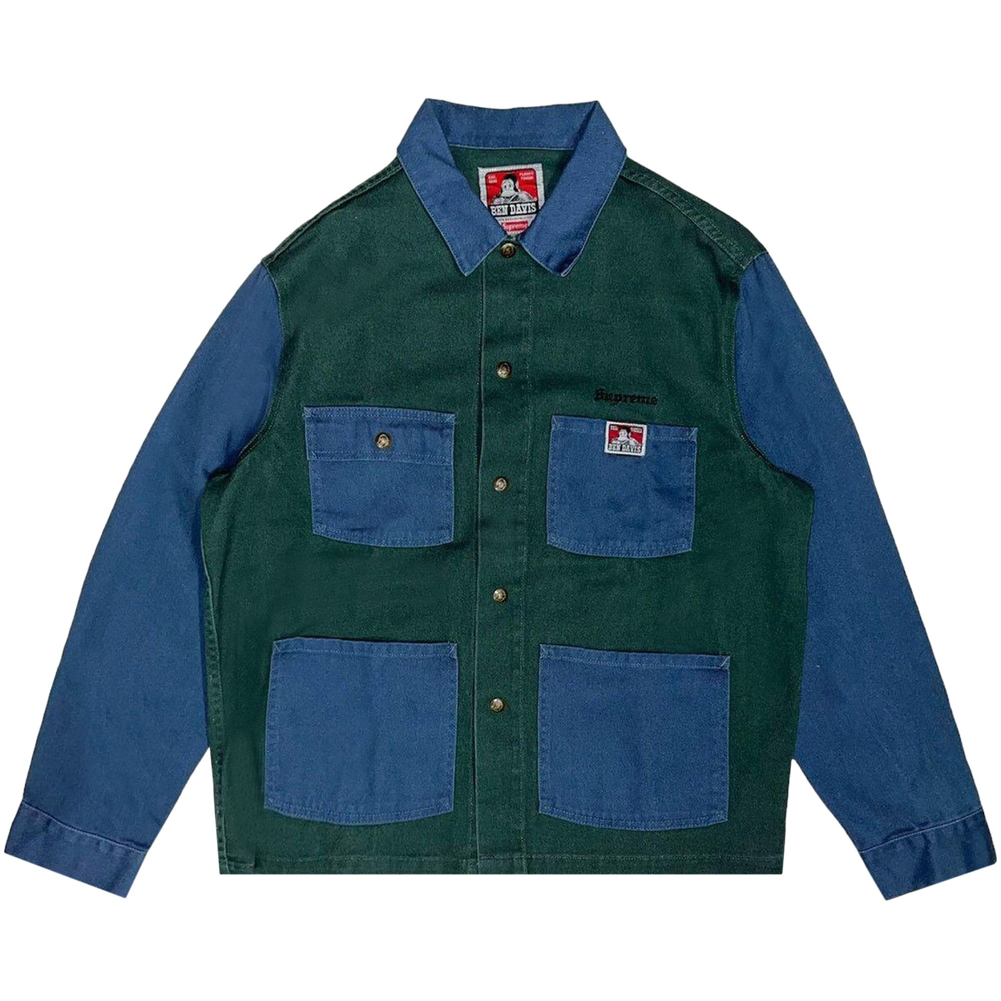 Supreme ben davis chore coat top