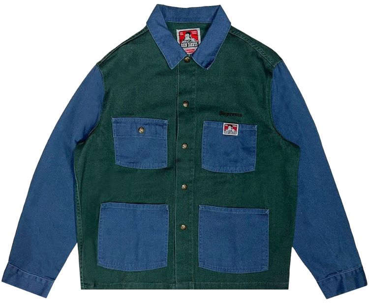 Supreme x Ben Davis Chore Work Coat Navy