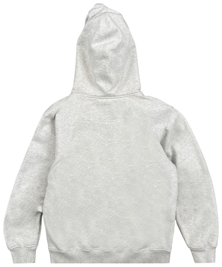 Supreme x Champion Label Hoodie Grey